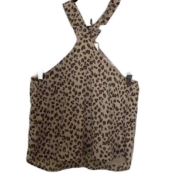 Abercrombie & FITCH peep hole leopard print top size S - Picture 4 of 5